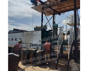 瀝青脫桶設備現場